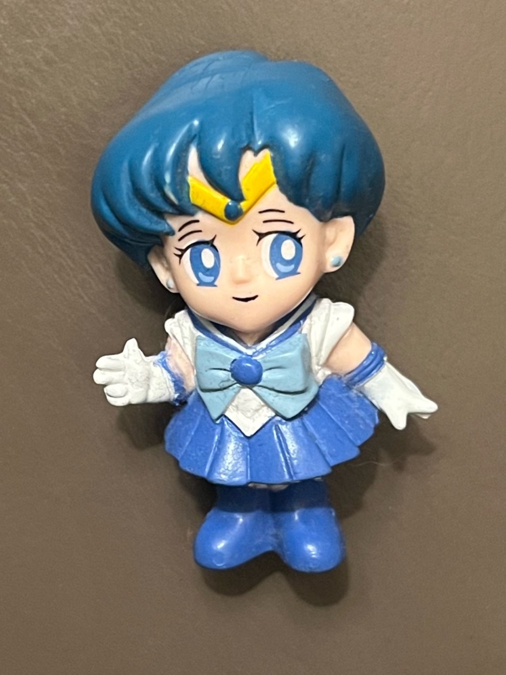 *VINTAGE/RARE* Sailor Moon Sailor Mercury 2" Chibi Figure 1996 Bandai (Irwin)